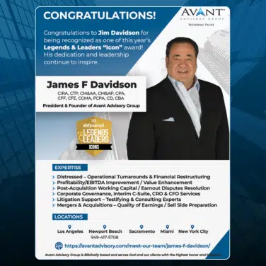 Jim Davidson Recognized as an “Icon” in ABF Journal’s 2025 Legends & Leaders Issue
