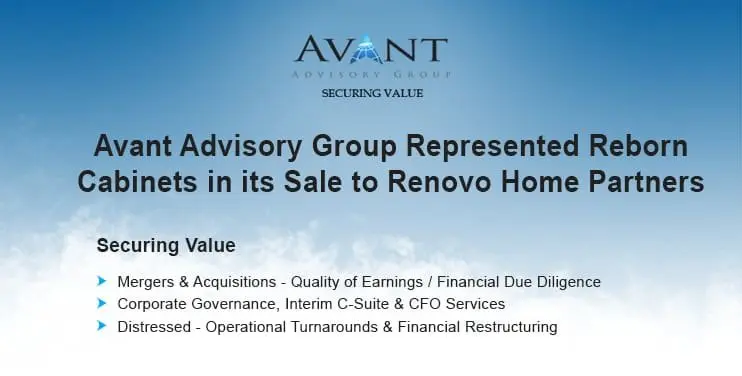Avant® – Reborn Cabinets Transaction Announcement